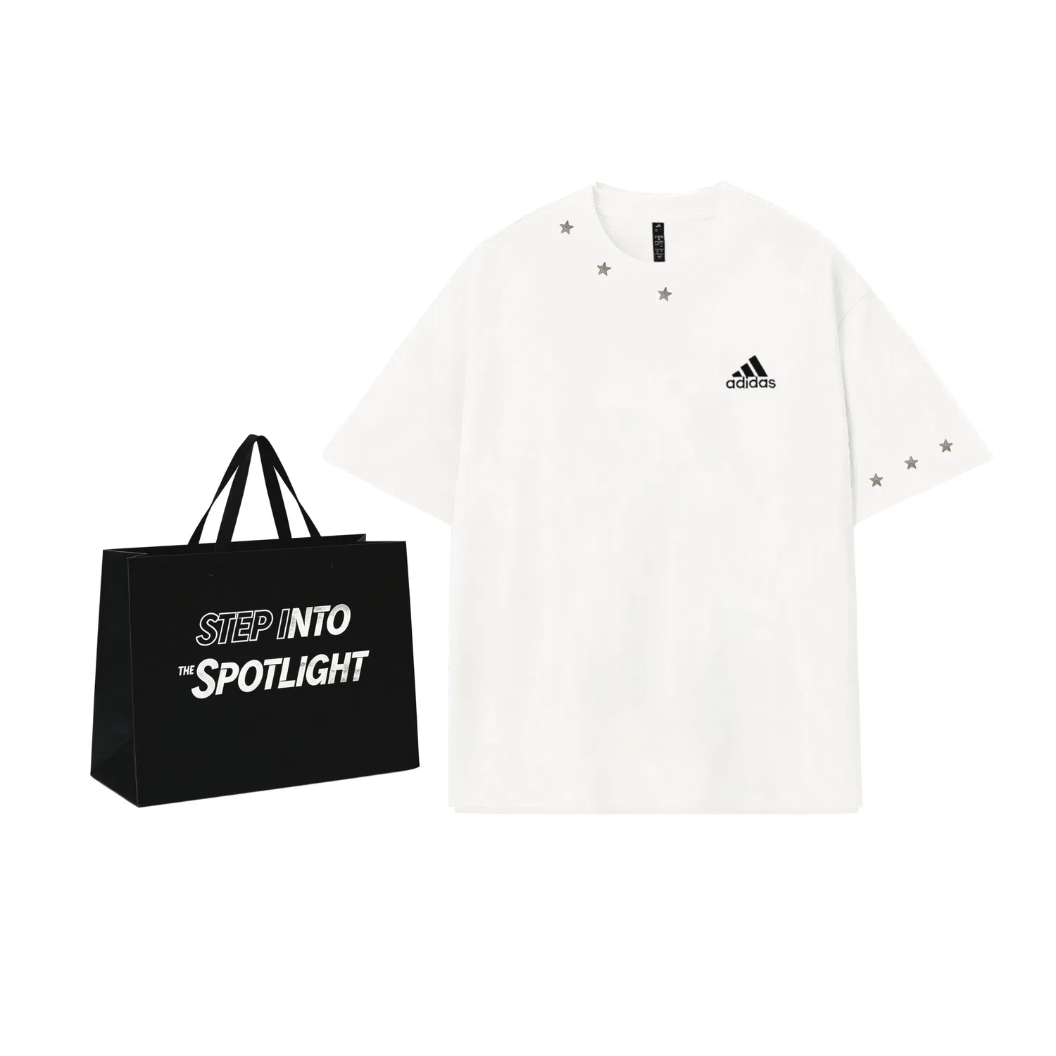 Футболка с принтом Adidas MUST HAVES белый