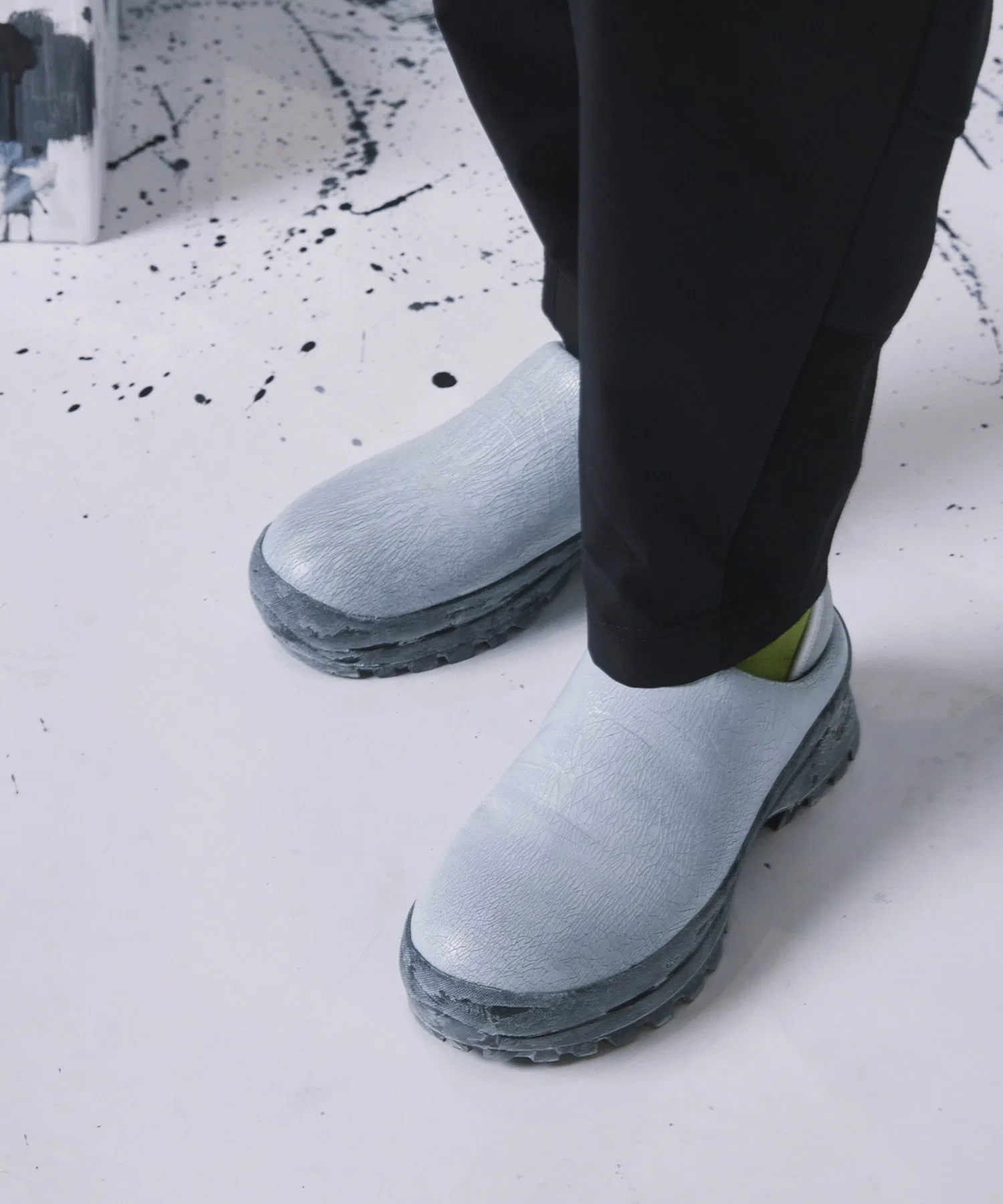 Мужские кроссовки MAISON SPECIAL Vibram Sole Slip-Ons Type Sneaker — фото 4