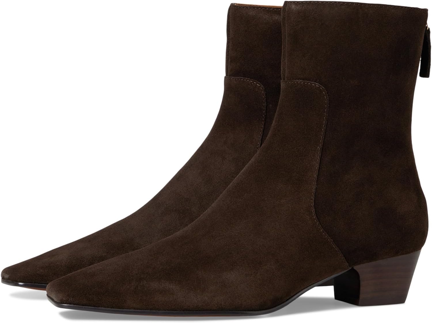 Ботинки Madewell Women's Laurel Booties - Suede, Dark Carob