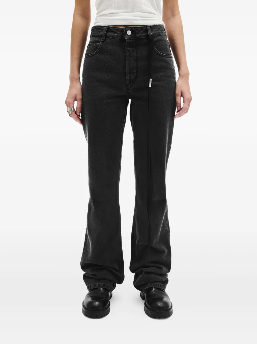 

Расклешенные джинсы Ona Ann Demeulemeester, серый