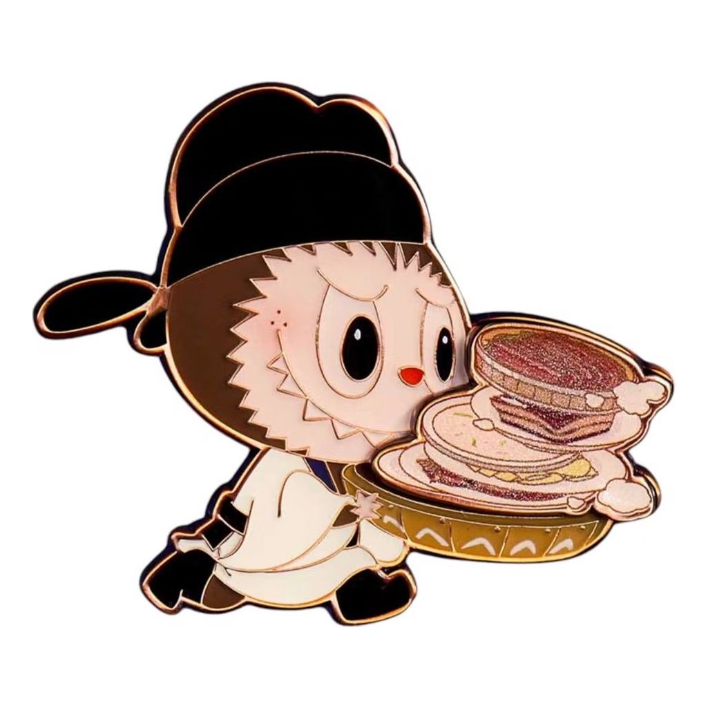 

Лабубу Pop Mart The Monsters Labubu Let's Have Fun Together Badge 'Grand Banquet' Secret Edition