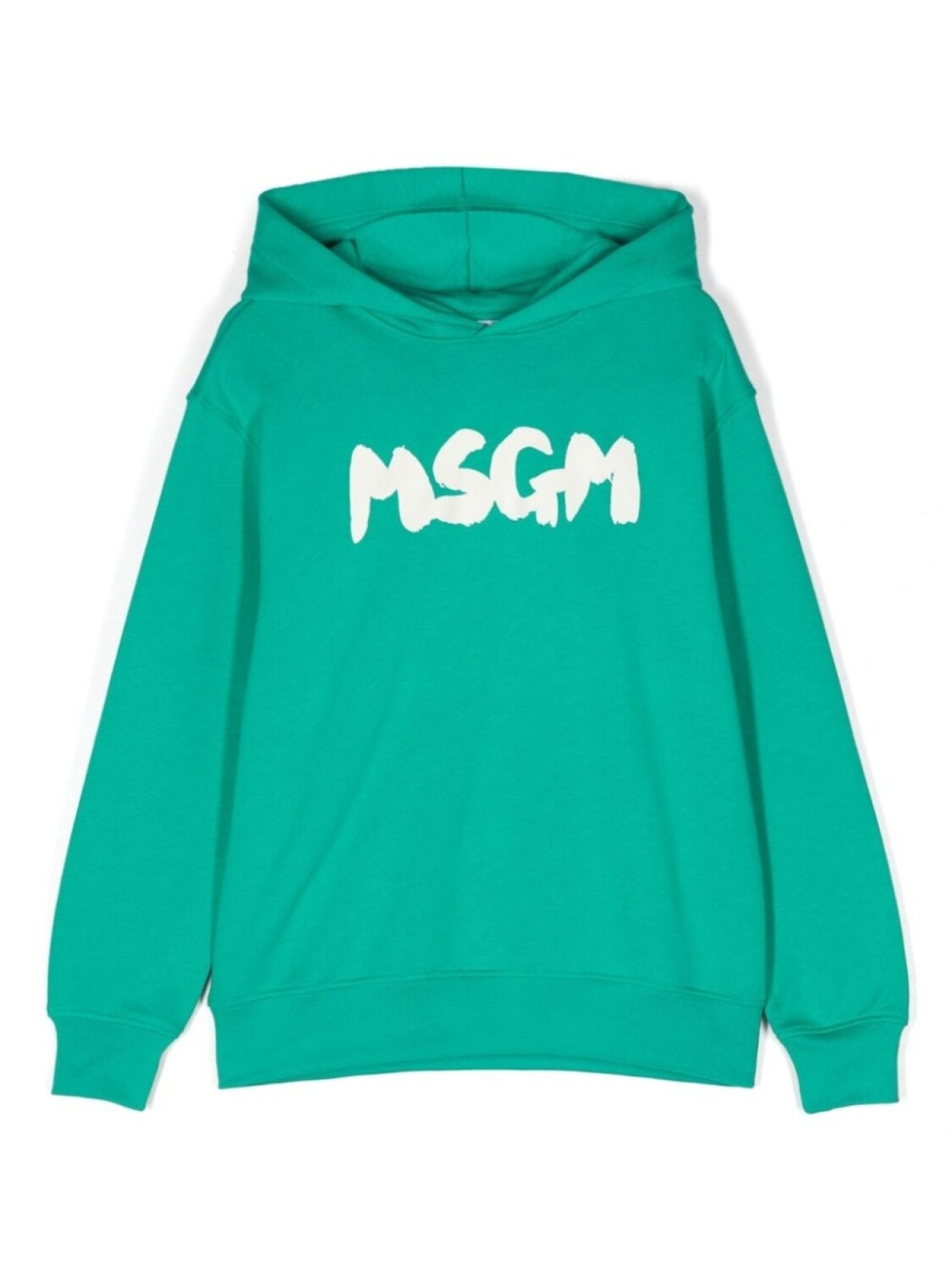 

MSGM Kids толстовка с логотипом, зеленый