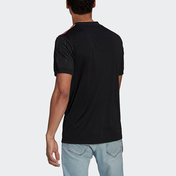 Майка adidas Juventus Away Fan Edition Soccer/Football Sports Short Sleeve Jersey T-shirt Black, черный — фото 4