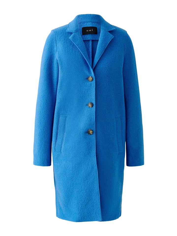 

Шерстяная куртка Oui, цвет radiant blue