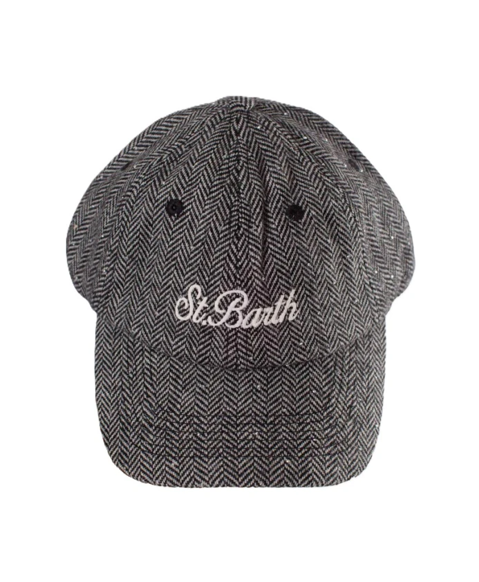

Шерстяная бейсбольная шапка Mc2 Saint Barth, черный