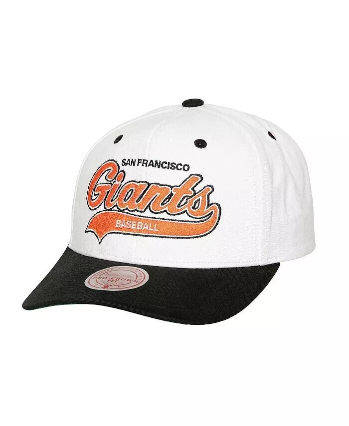 

Мужская белая бейсболка San Francisco Giants Cooperstown Collection Tail Sweep Pro Snapback Mitchell & Ness
