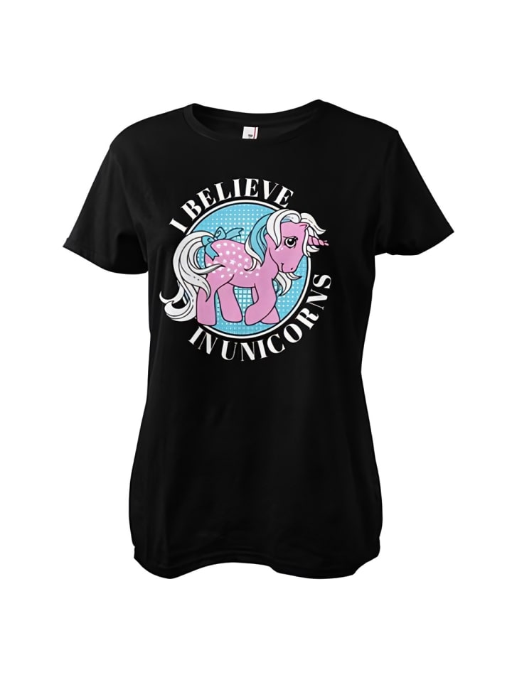 

Футболка I Believe In Unicorns Girly Tee черного цвета My Little Pony, Черный, Футболка I Believe In Unicorns Girly Tee черного цвета My Little Pony