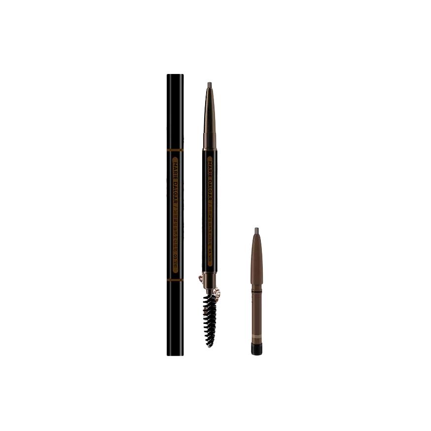 

Натуральный карандаш для бровей vivid легко растушевывается 200 мг/200 мг+200 мг сменный стержень MARIE DALGAR