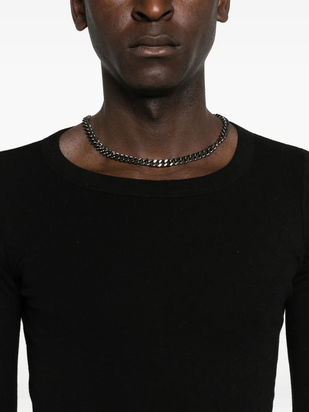 Футболка с длинными рукавами и круглым вырезом Rick Owens — фото 4