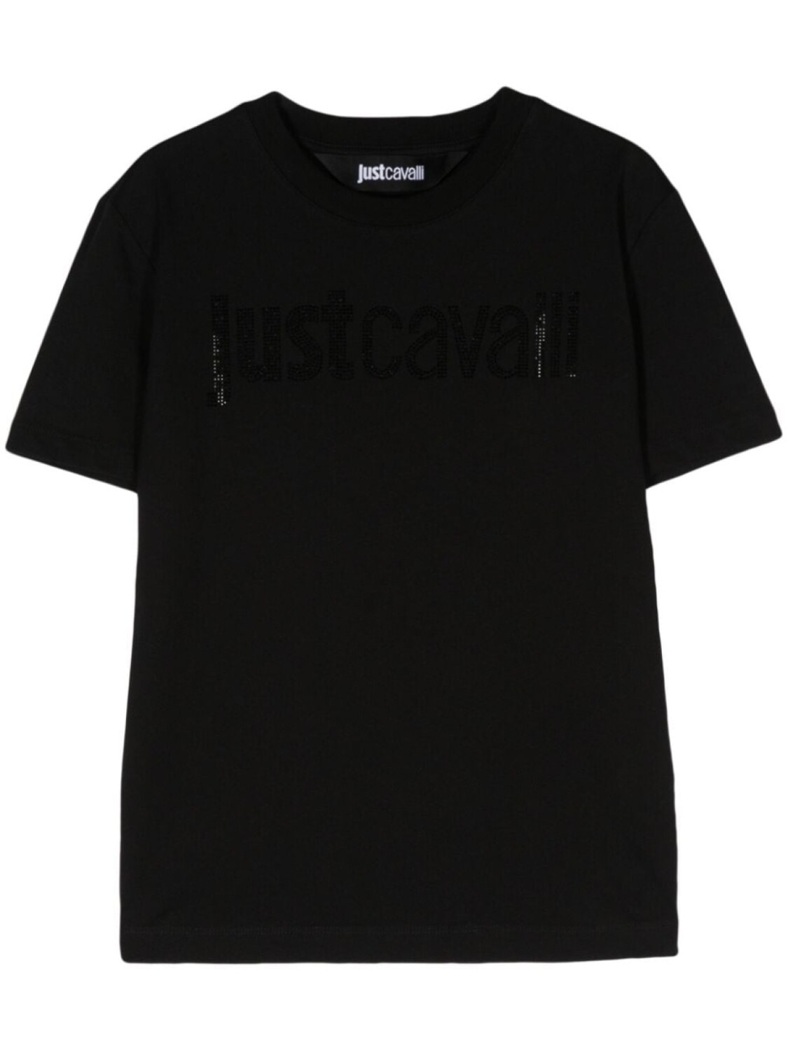 

Just Cavalli футболка со стразами, черный