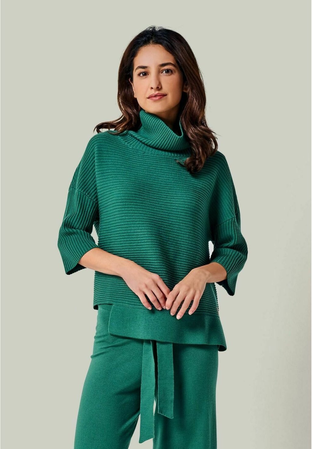 

Джемпер BAILEY MERINO WOLLE ROLLKRAGENPULLOVER YOU LOOK PERFECT, зеленый