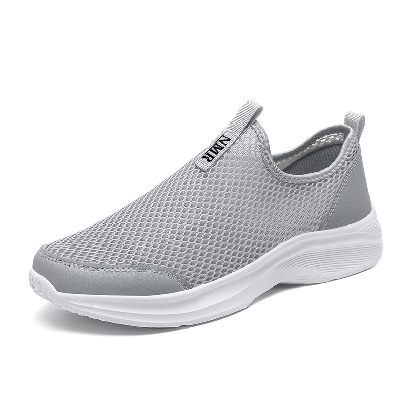 

NMR Дышащие быстросохнущие легкие низкие повседневные кроссовки мужские светло-серые, цвет Light Gray