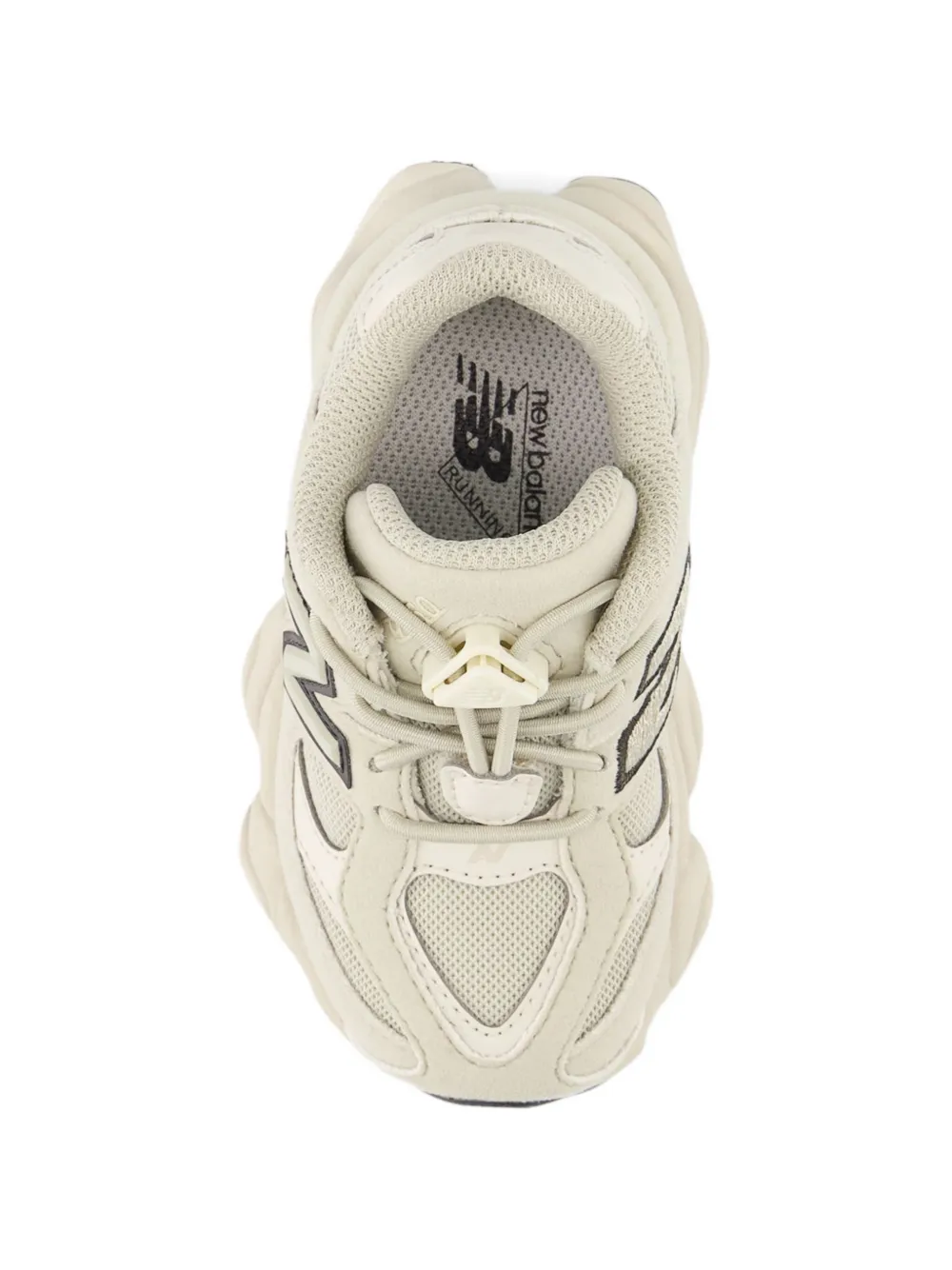 Кроссовки на шнуровке 9060 New Balance Kids, бежевый — фото 4