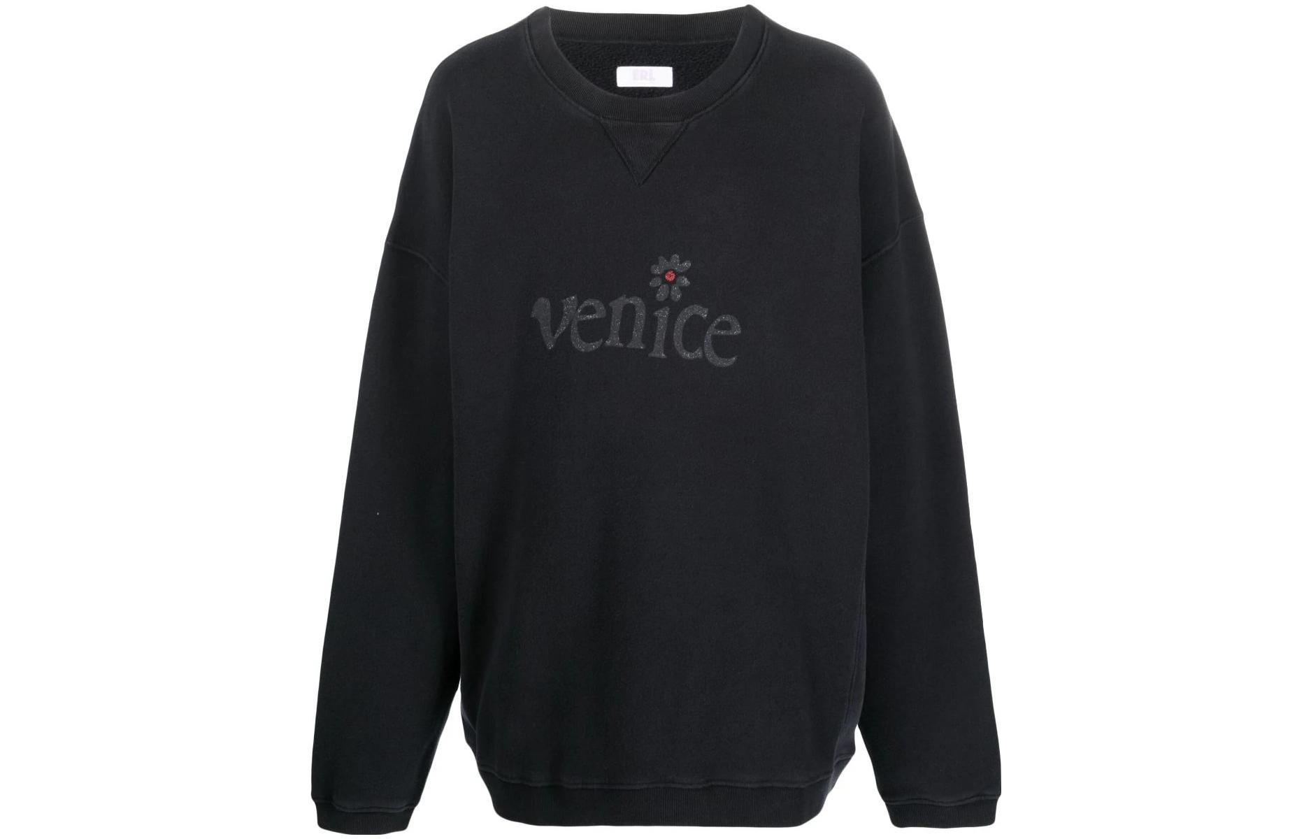 

Венецианский хлопковый свитшот ERL, черный