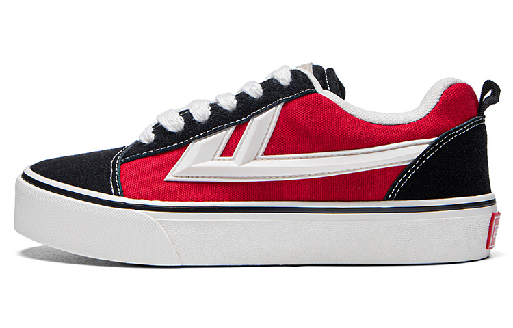 

WARRIOR Спортивные повседневные износостойкие и легкие низкие кеды Unisex черно-красные, цвет Black Red