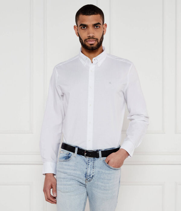 

Рубашка Оксфорд Classic fit Calvin Klein Jeans, белый