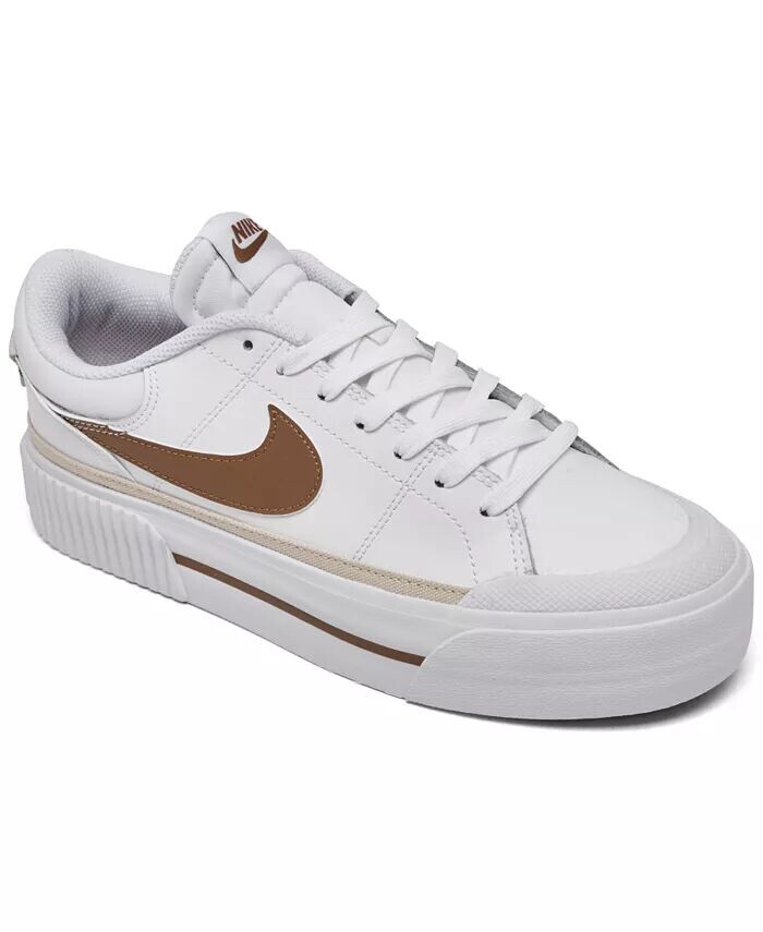 

Женские повседневные кроссовки Court Legacy на платформе с лифтом от Finish Line Nike, белый