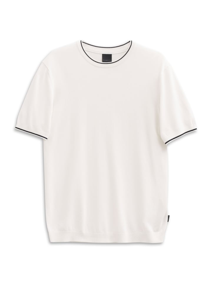 

Трикотажная футболка с короткими рукавами цвета экрю (20) Bugatti, Белый, Трикотажная футболка с короткими рукавами цвета экрю (20) Bugatti