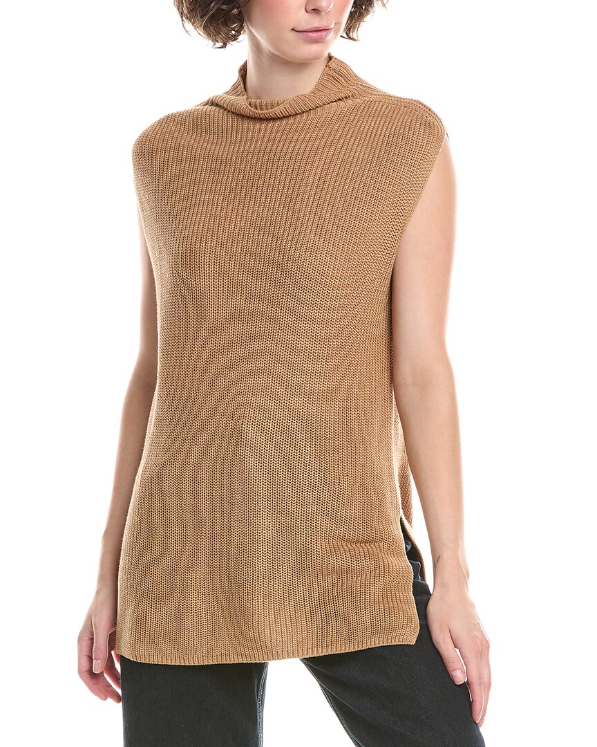 

Белла Даль Свитер-жилет с воротником-стойкой Bella Dahl