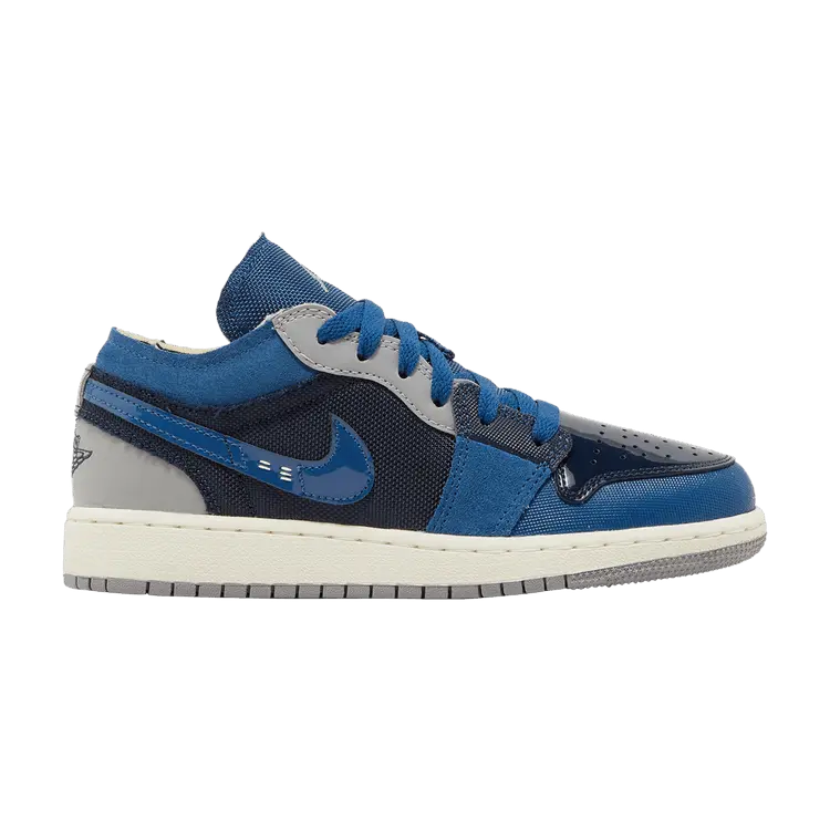 

Кроссовки Air Jordan Air Jordan 1 Low SE Craft GS 'Inside Out - Obsidian', синий