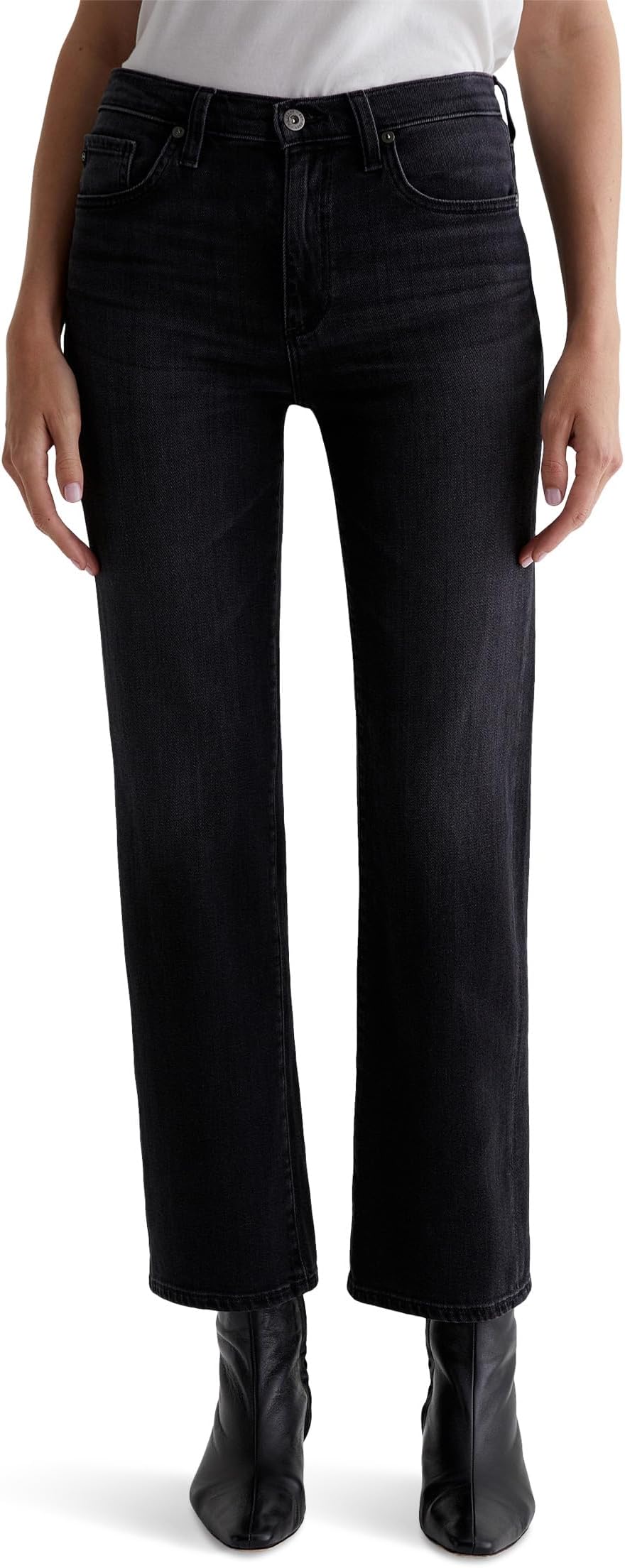 

Джинсы AG Jeans Brinley Mid Rise Straight in Glasgow, цвет Glasgow