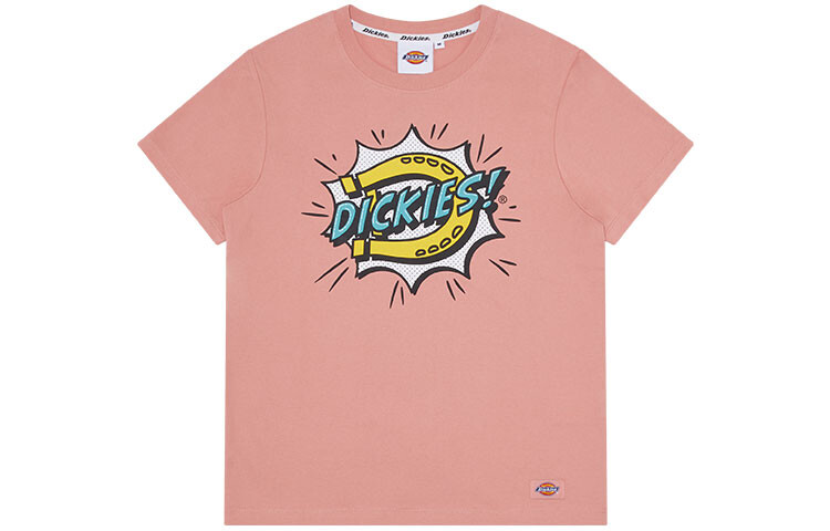 

Футболка женская розово-розовая Dickies