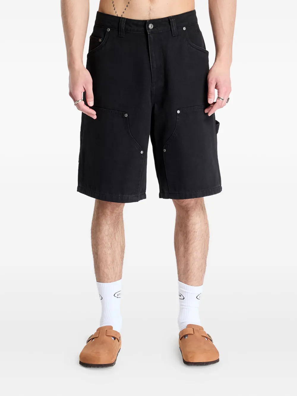 

Джинсовые шорты с карманами Dime, черный