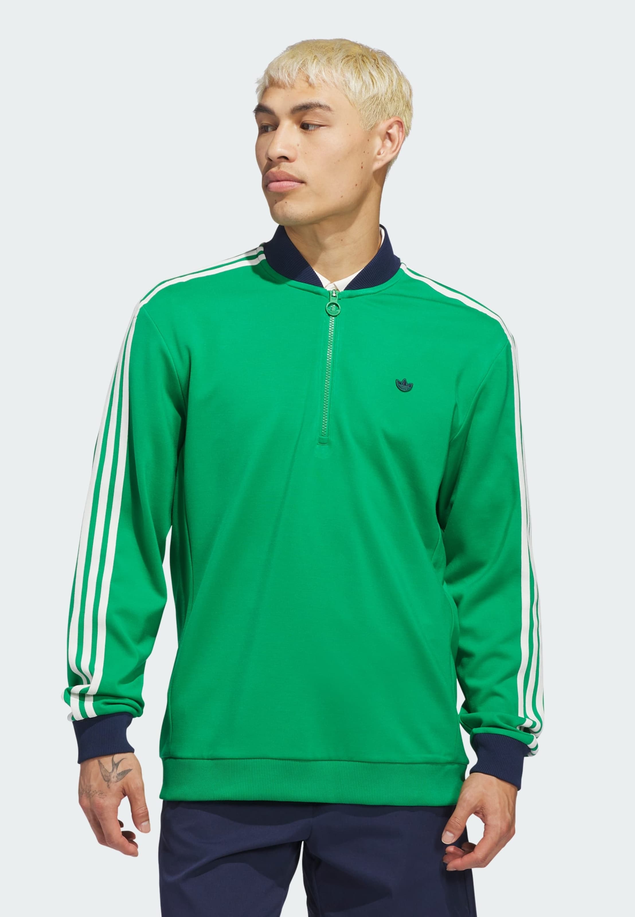 Adidas Performance Спортивный свитшот в зеленом цвете — фото 2