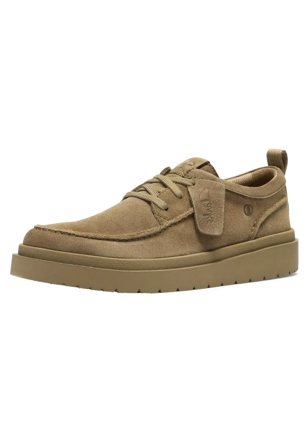 Снуршух из велюра, Clarks, светло-коричневый