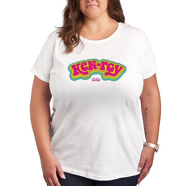 

Футболка с принтом Kenergy 70s Plus Size The Movie Barbie, White, Белый, Футболка с принтом Kenergy 70s Plus Size The Movie Barbie, White