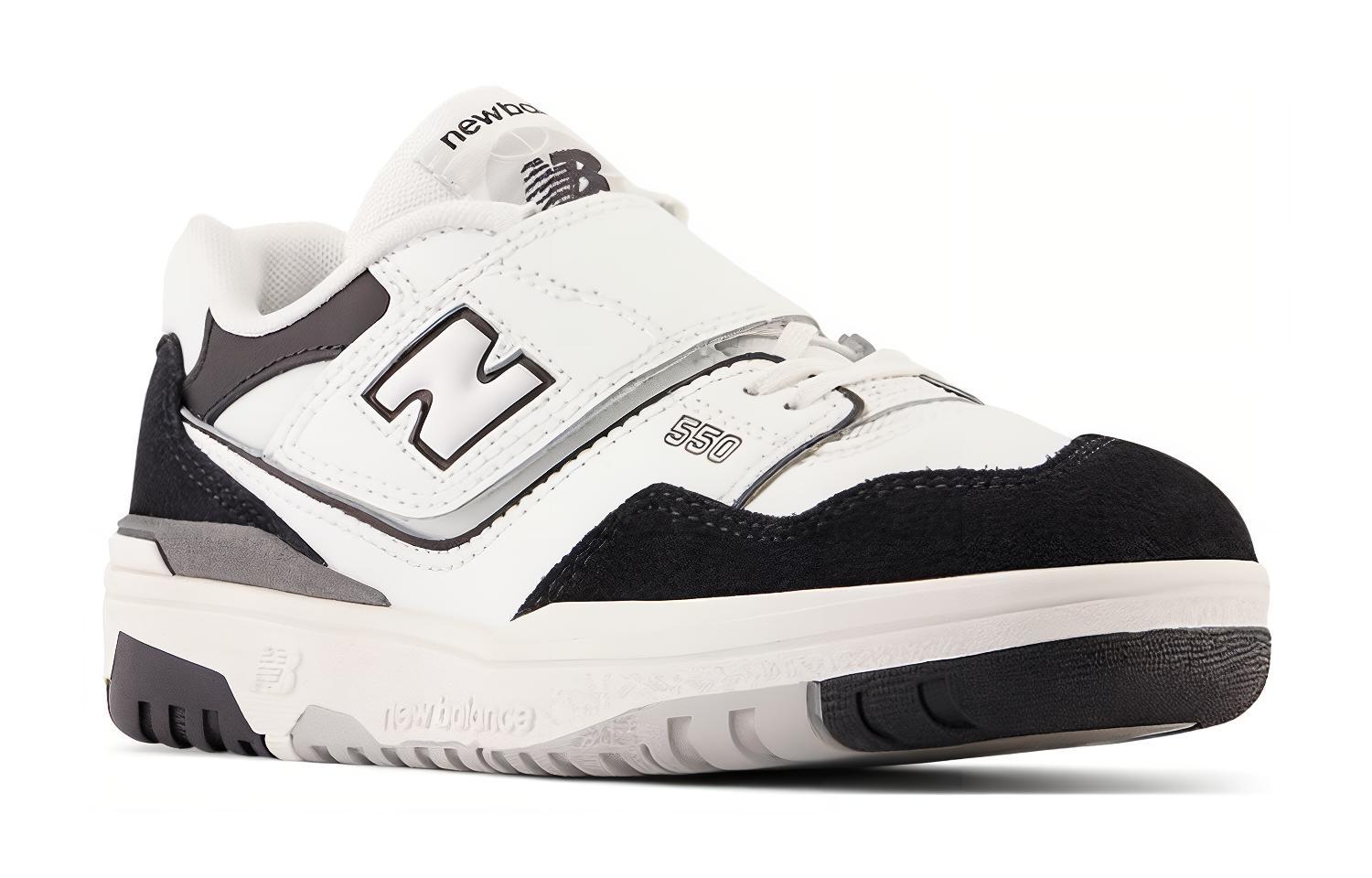 New Balance 550 Low Top Детские Повседневные Кроссовки Белый Черный — фото 3