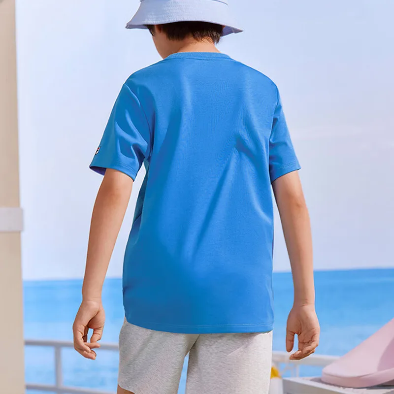 FILA KIDS Футболка sea rose blue для детей — фото 4