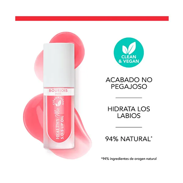 Масло для губ Healthy Mix Lip Oil Bourjois, цвет melon amour — фото 4