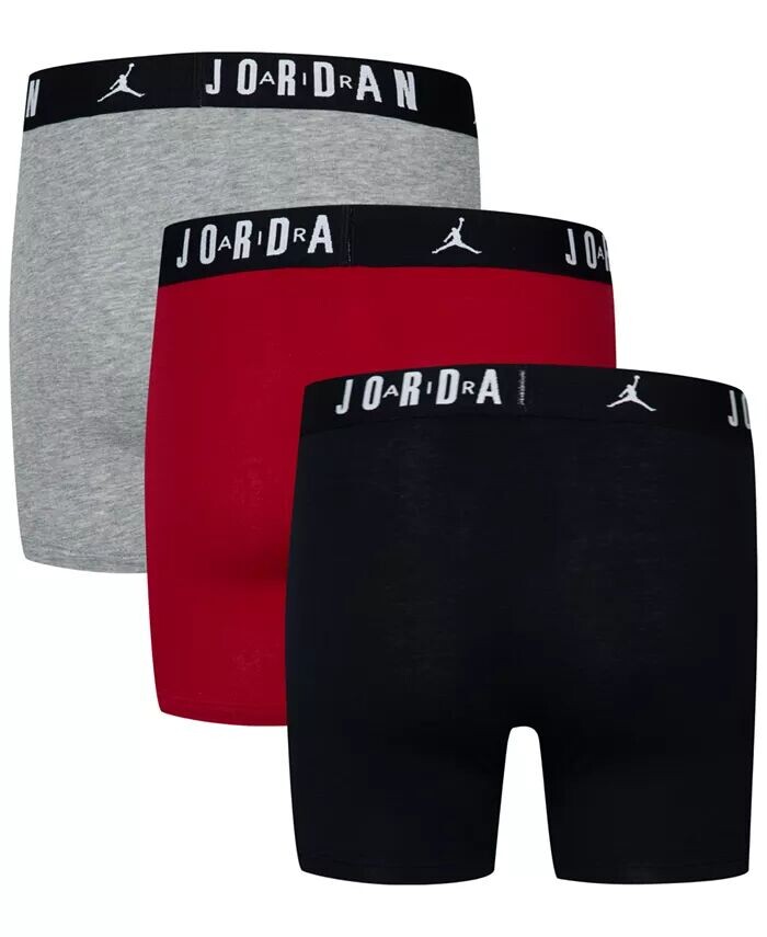 Трусики-боксеры с хлопковым сердечником Big Boys Flight Dri-Fit, набор из 3 шт Jordan, мультиколор — фото 2