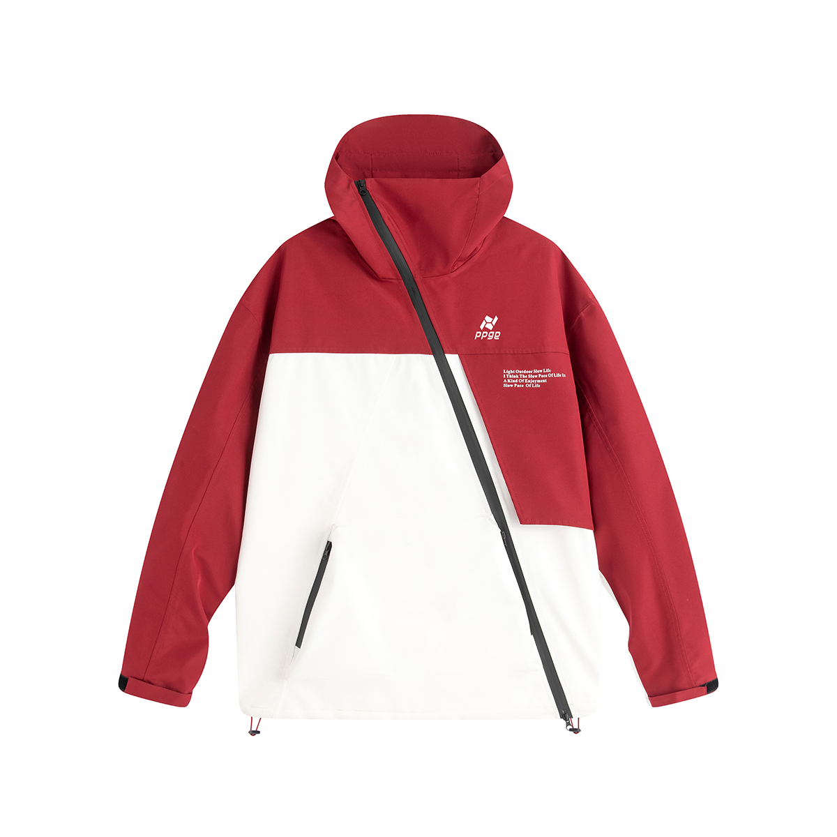 

Ppge Водонепроницаемая и ветрозащитная ветровка унисекс, Burgundy Commute Soft Shell