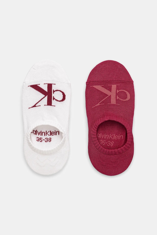 

Носки 2 пары Calvin Klein Jeans, бордовый