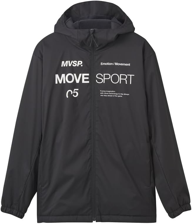 

Легкая толстовка DESCENTE MOVESPORT на молнии, водоотталкивающая и ветрозащитная, для тренировок Move Sport, черный