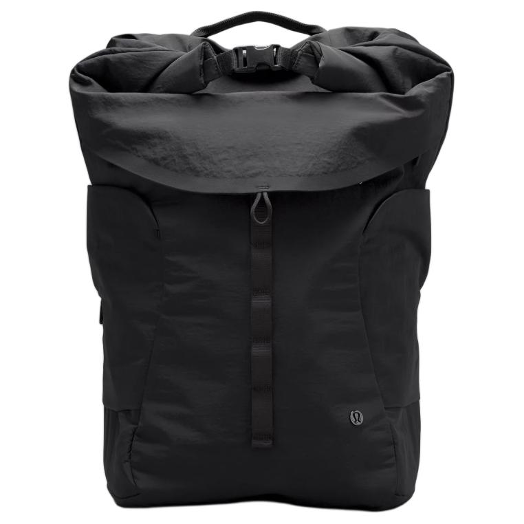 

Lululemon Полиамидный рюкзак унисекс черный, Black