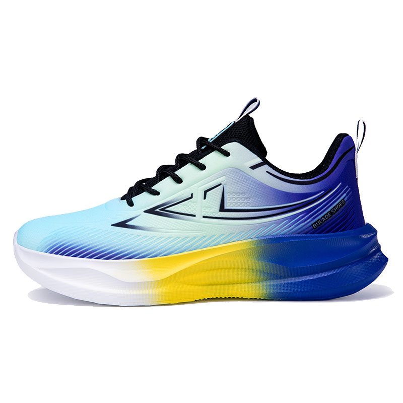 

Нескользящие износостойкие низкие повседневные туфли для мужчин PNKE, White Yellow Blue