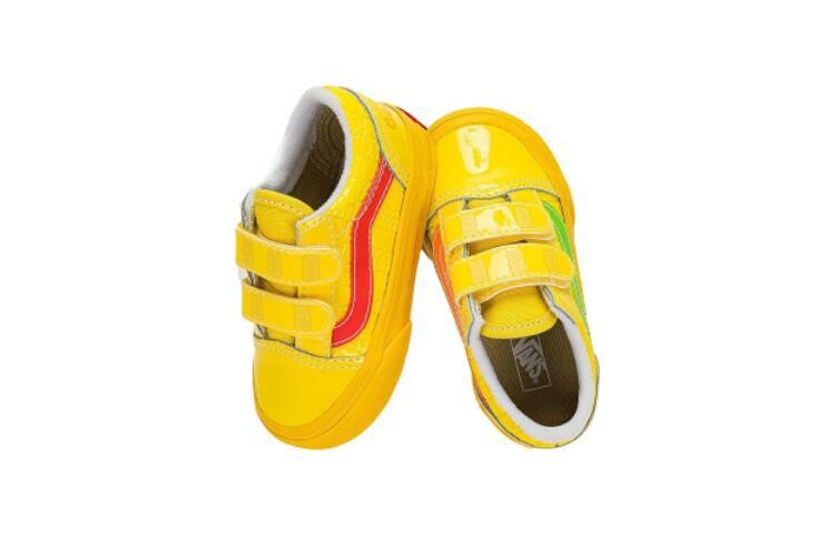Кроссовки Vans Haribo X Old Skool V Toddler 'Goldbears', желтый — фото 3