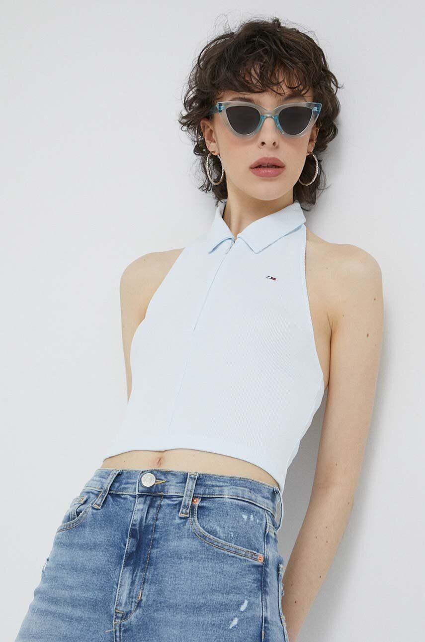 

Топ Tommy Jeans, синий