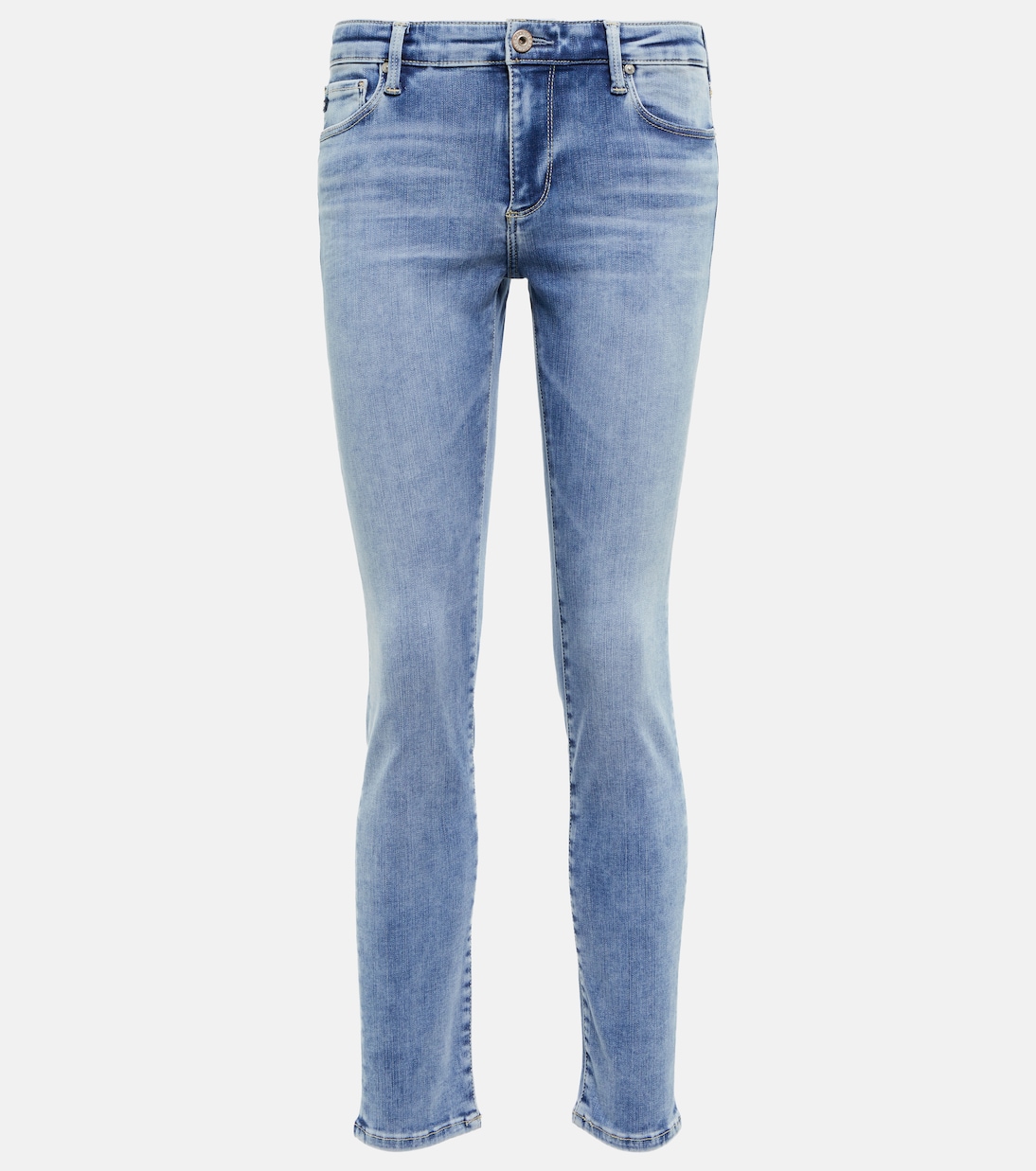 

Джинсы скинни Prima Ankle средней посадки AG Jeans, Prvn