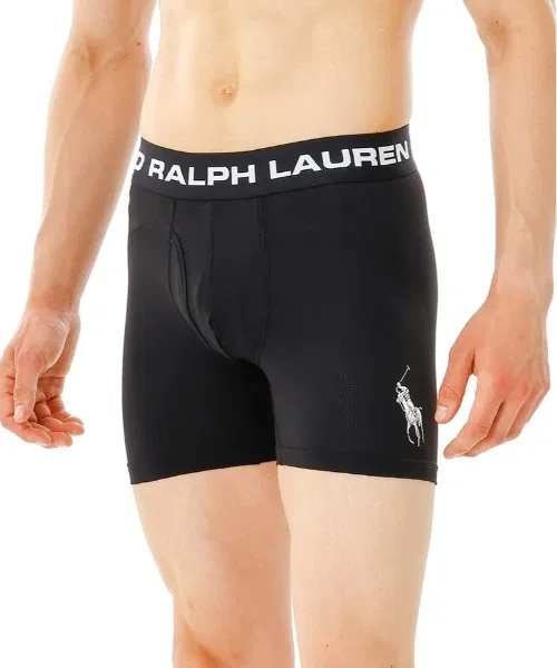 【POLO RALPH LAUREN】Боксеры с идеальным мешочком и принтом игрока в поло — фото 4
