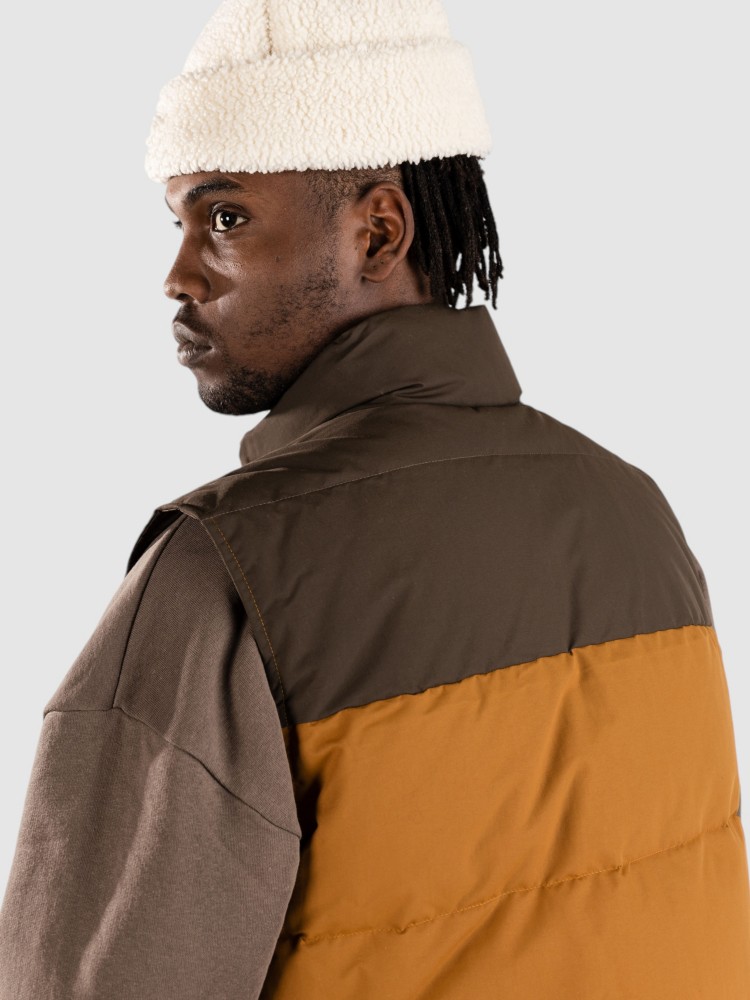 Зимняя куртка Patagonia Downdrift Weste, shelter brown — фото 4