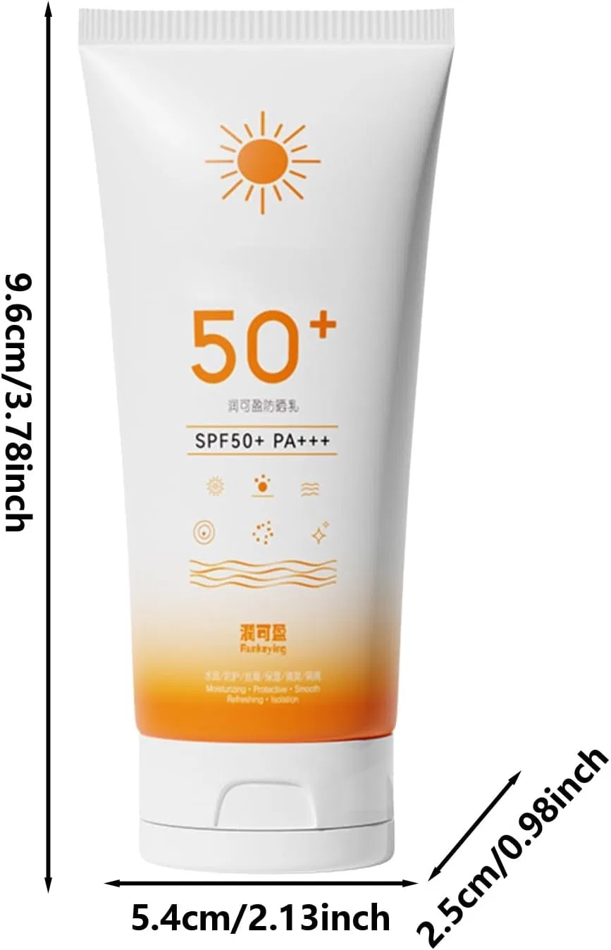 Солнцезащитный крем SPF 50 Skin Aqua 50 мл белый Generic — фото 3