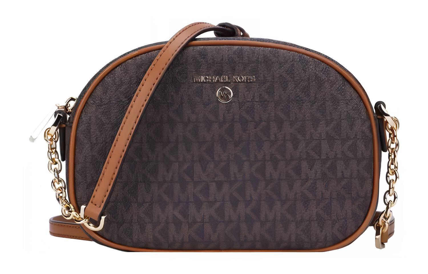 

MICHAEL KORS Сумка через плечо Jet Set из ПВХ, цвет: темно-коричневый