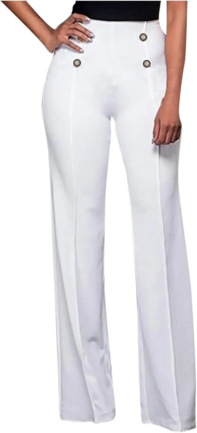 

ZYXTIM Женские джинсы с высокой талией и расклешенным низом