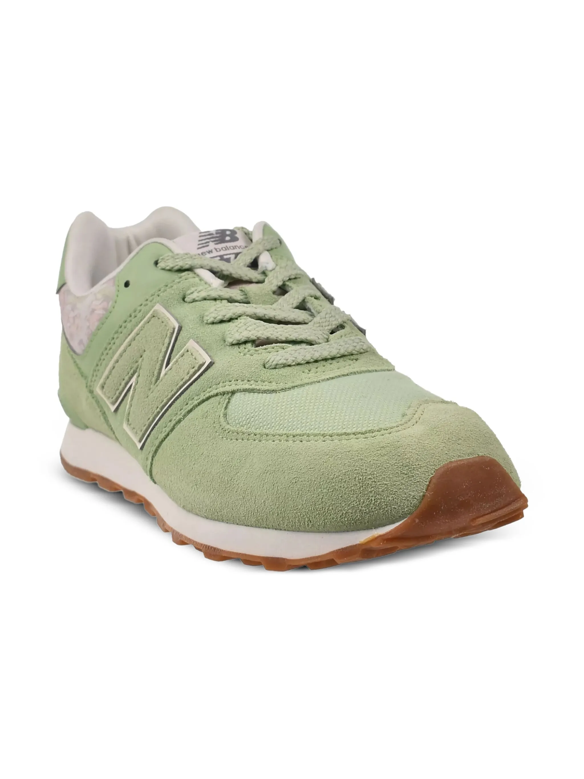 

Кроссовки 574 Floral/Avocado Gum New Balance Kids, зеленый