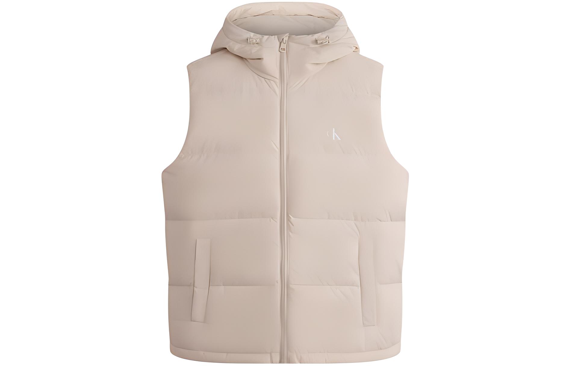 

Calvin Klein Жилет унисекс молочно-белый, Milk