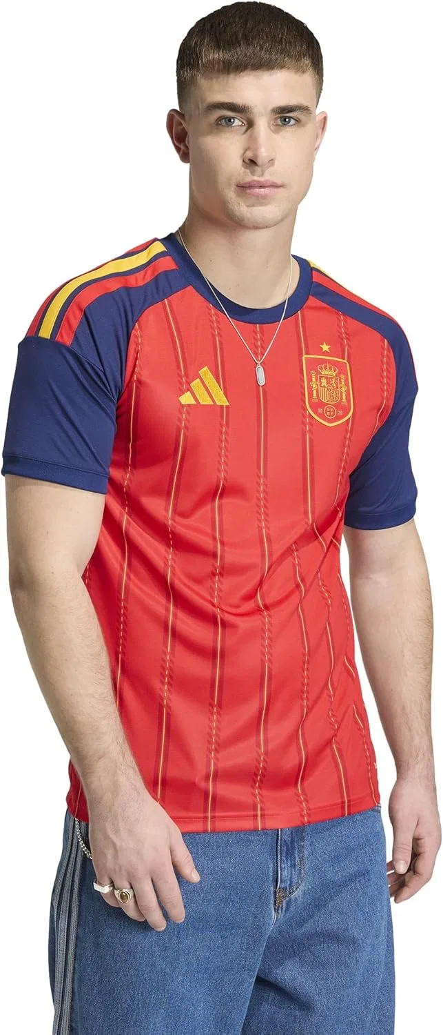 Футболка домашняя Испания 26, adidas, цвет Vivid Red